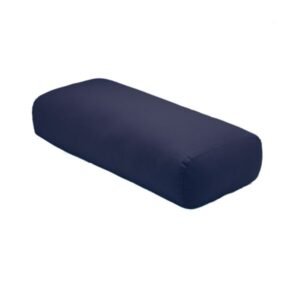 Solid Color Dyed Cotton Rectangular Yoga Bolster