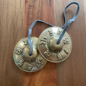Brass Tibetan Chimes- Size-Dia- 2.7 Inches -Weight    Grams Approx