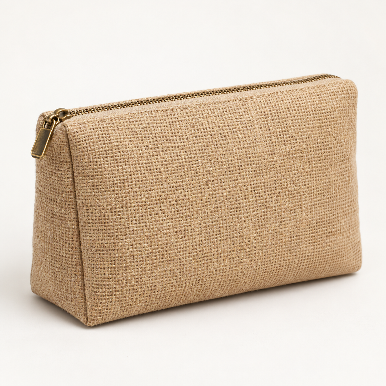 Natural Jute Multi-Utility Organizer Pouch