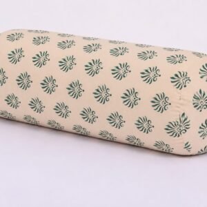 Cotton Hand Blocked Heritage Print Round Yoga Bolster