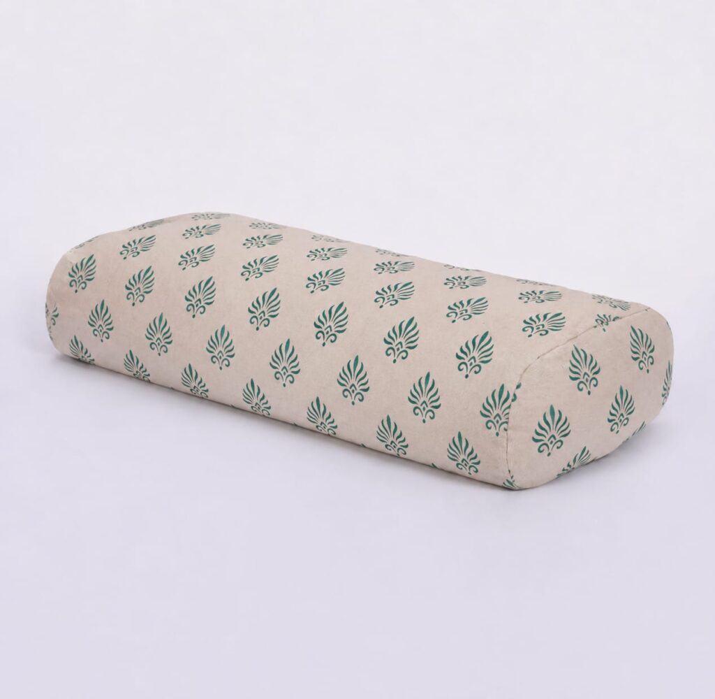 Cotton Rectangular Printed Yoga Bolster product image