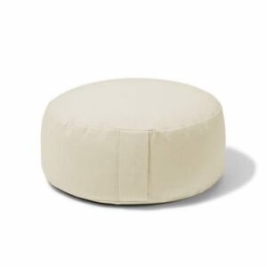 Customizable Cotton Round Meditation Cushion -Non Pleated
