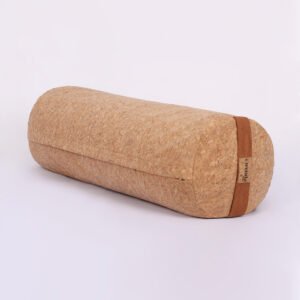 Cork Round Yoga Bolster With Buckwheat filling
