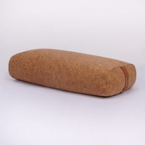 Cork Rectangular Yoga Bolster With Buckwheat filling