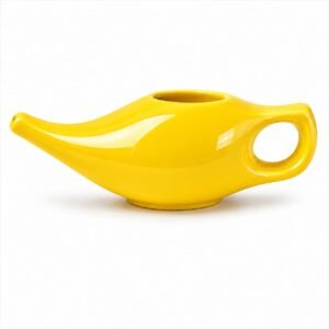 Ceramic Neti Pot -Yellow