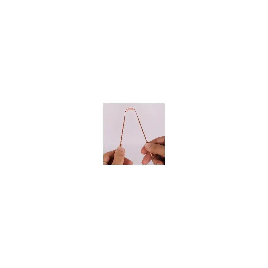Pure Copper Tongue Cleaner actual product photograph