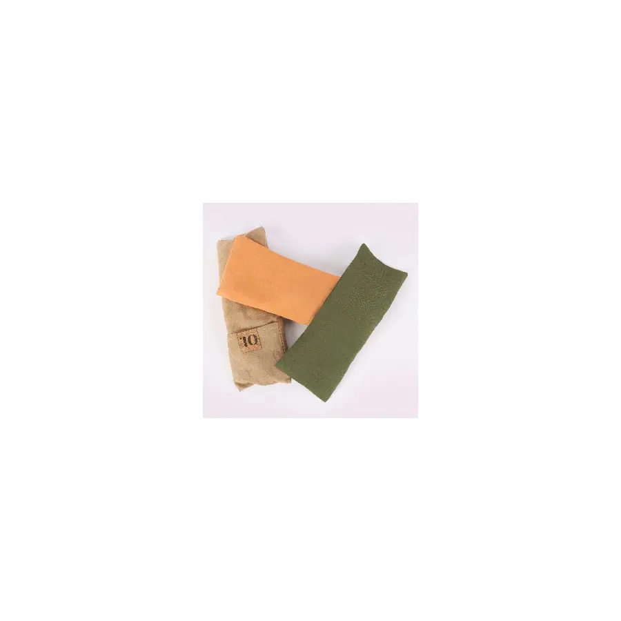 Removable-Cover Cotton Eye Pillow actual product photograph