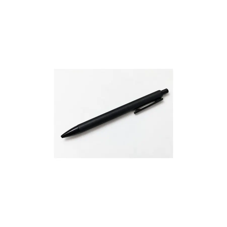 Black Metal Click Pen actual product photograph